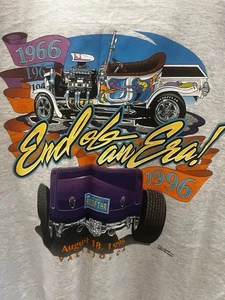 Andy’s Picnic End of an ERA T-Shirt Last Event XXL Lee Ash Gray Custom Car Show - Picture 1 of 5