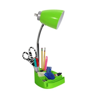 LD1094-GRN 18.5" All-in-One Gooseneck Desk Lamp with iPad Stand, Book Holder,... - Image 1 of 4