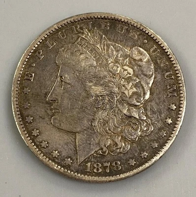 1878 CC Carson City Morgan Silver $1 w/stains L23280 - Image 1 of 4