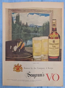 VINTAGE Seagram's VO Canadian Whisky Print Ad - 1951 - Bild 1 von 1