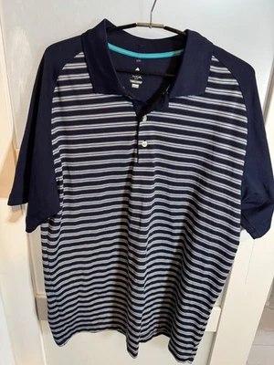 Polo Bolle Para Hombre Rayas Azul Marino y Blanco Talla XL Poliéster 17-31 Foto 1 de 4