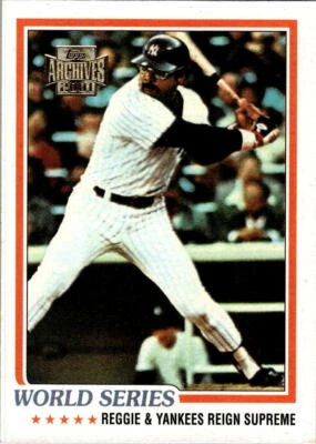 2001 Topps Archives #225 Reggie Jackson - Image 1 of 2