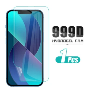 Soft Hydrogel Clear Screen Protector Film For iPhone 14 13 12 11 Pro Max XS XR 8 - Picture 1 of 14