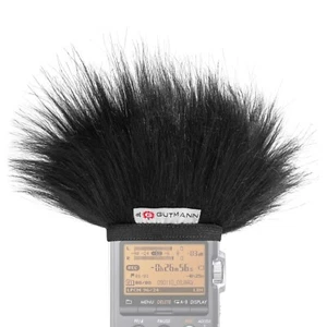 Gutmann Microphone Windscreen Windshield for Sony ICD-SX733 Premium Black - Picture 1 of 5