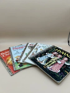 Lot of 5 Vintage Little Golden Books Santa,Baby,Snow White, Hymns Elephant - Picture 1 of 18