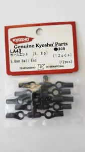 LA-43 5.8mm Ball Ends - Kyosho Lazer Triumph Pure Ten EP GP Fazer TF-2 TF-3 - Picture 1 of 1