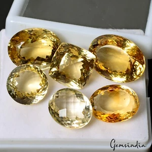 152,20 ct Brasilianischer Natürlicher Gelber Citrin Mix Schliff Lose Edelsteine Zertifiziert AAA - Bild 1 von 4