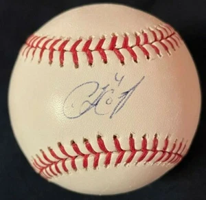 Holo Oficial Coco Crisp de las Grandes Ligas de Béisbol Boston Medias Rojas MLB autografiado - Imagen 1 de 2