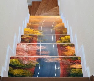 3D Sunshine Forest A129 Stair Risers Decoration Photo Mural Vinyl Wallpaper Vera - Bild 1 von 6