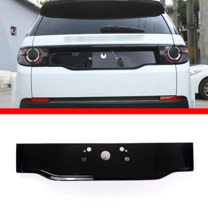 Glossy Black Car Rear License Plate Trim For Land Rover Discovery Sport 15-2020 - Picture 1 of 9