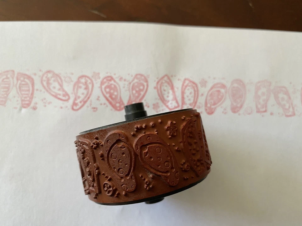 Rueda de estampillas STAMPIN' AROUND CHANCLAS Playa Océano Hawaii Verano Foto 1 de 1