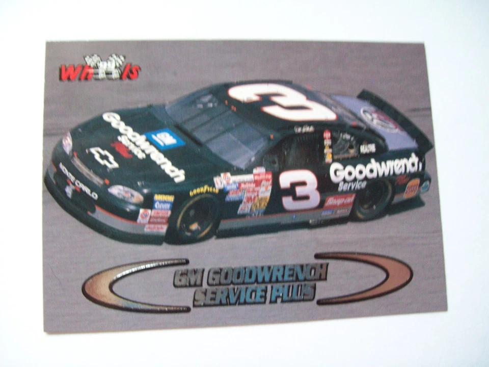 DALE EARNHARDT SR. 1999 WHEELS #56 NASCAR CARD HOF - Image 1 of 2