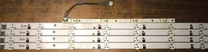 STRIP LED 4 BARRE 32H-3535LED-32EA PER TV SAMSUNG UE32EH4003 O SIMILARI. - Foto 1 di 3