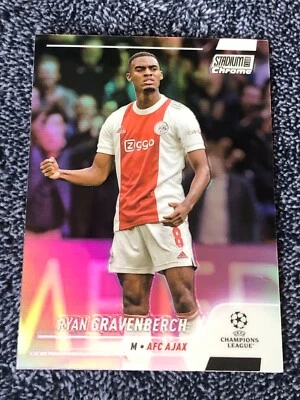 2021-22 Topps Stadium Club Chrome UEFA #86 Ryan Gravenberch AFC AJAX - Image 1 of 3