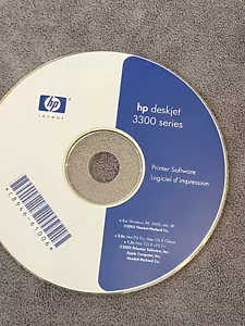 Vintage 2002 software- HP deskjet 3300 printer software CD, Windows or Mac - Picture 1 of 1