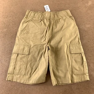 The Children’s Place Boys Size 10 Flax Uniform Pull On Cargo Shorts NWT - Picture 1 of 4