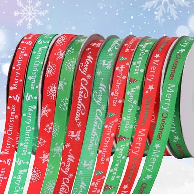 CHRISTMAS RIBBON BUNDLES GIFT WRAPPING WREATHS DECORATIONS CRAFTS - Image 1 of 4