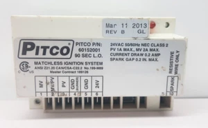 PITCO 60152001 MATCHLESS IGNITION SYSTEM REV B GL 90 SEC L.0. - Picture 1 of 10