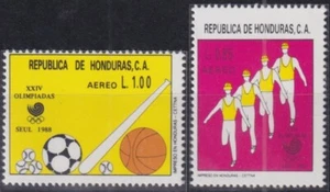 F-EX52065 HONDURAS MNH 1988 SEOUL OLYMPIC GAMES ATHLETISM SOCCER BASEBALL. - Picture 1 of 1