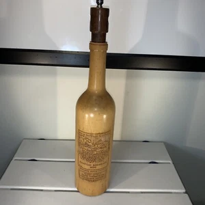 Vintage Salt and Pepper shaker Wooden Bottle 1970 Chateau Bordeaux - Picture 1 of 8