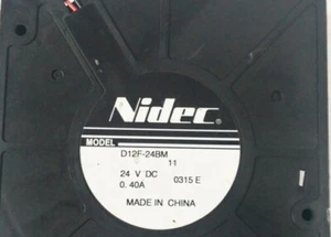 1pcs NIDEC D12F-24BM 12032 24V 0.40A 12CM turbo blower cooling fan - Picture 1 of 2