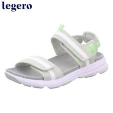 Legero Womens Sandals Lighweight Sports Easy On Liberty White Green Vegan UK 4-8