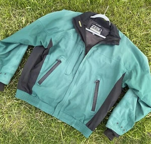 Zero Restriction Jacket Gore Tex TL2 Contender Mens Large Green Faded Full Zip - Picture 1 of 20