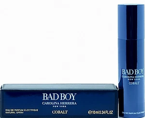 CAROLINA HERRERA BAD BOY COBALT EAU DE PARFUM PEN SPRAY FOR MEN 0.34 Oz / 10 ml - Picture 1 of 9