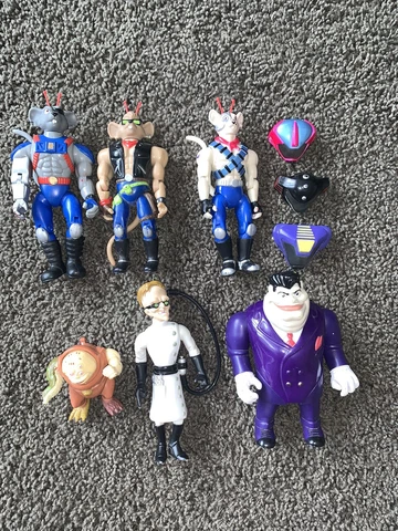 Lot Of 6 Vtg 1993 Biker Mice From Mars Rare Motorcycle Version Vinnie Limburger Cover