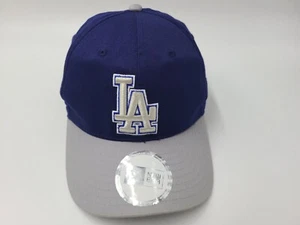 Vintage Los Angeles Dodgers New Era Snapback Hat Cap Cotton Men MLB Blue Gray - Imagen 1 de 11