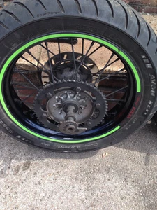Yamaha Dt 125 Dtx 125 Super Moto Wheels 3 day listing - Picture 1 of 2