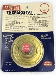 1951-66 Dodge Chrysler Desoto Plymouth Thermostat Brass CA2-212BP, Made In USA - Picture 1 of 4