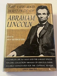 Philip Van Doren Stern "THE LIFE AND WRITINGS OF ABRAHAM LINCOLN" G20 Edition - Picture 1 of 11
