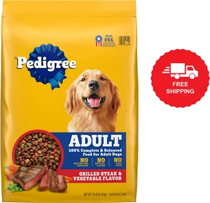 Complete Nutrition Grilled Steak & Vegetable Flavor Dry Dog Food for Adult Dog - Picture 1 of 10