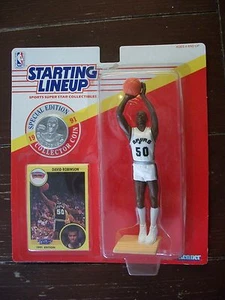 Figura de acción David Robinson 1991 alineación inicial sellada con moneda/tarjeta NUEVO Spurs - Imagen 1 de 2