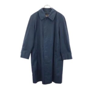 Burberrys 90s Old Stainless collar coat L Navy system Men's - Picture 1 of 10