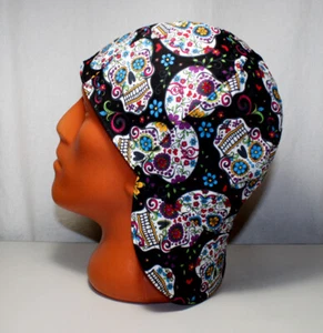 #33 Welders Hats Sugar Skulls Bikers Caps, Welding Cap Hat, Cotton Made in USA - Picture 1 of 3