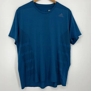 Adidas Running T-Shirt Uomo XL Blu Climacool Girocollo Traspirante Umidità - Foto 1 di 11