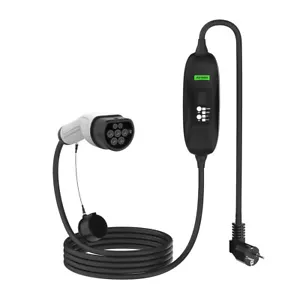 3.5KW Electric Vehicle Charger Wallbox 8-16A Type 2 EV Charging Station 5m Charging Cable - Picture 1 of 20
