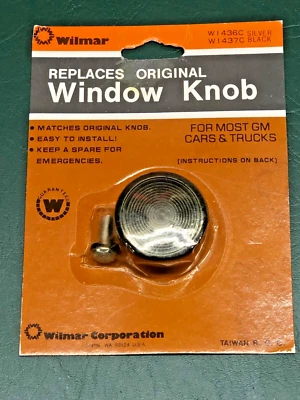 Botão de manivela Dorman GM Chevy Pontiac Buick Oldsmobile preto janela W1437C - Imagem 1 de 3