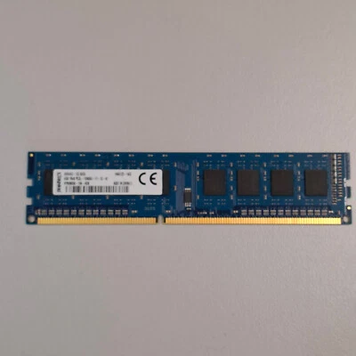 HP 4GB DDR3 RAM PC3-12800 1600MHz non-ECC Unbuffered CL11 DIMM HP698650-154 - Image 1 of 3