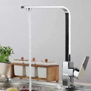 Rubinetto da cucina miscelatore per acqua calda e fredda rubinetto per lavello - Foto 1 di 27