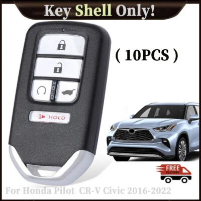 10 Case for Honda Pilot 2016 2017 2018 2019 CR-V Civic 2020 2021 Remote Key Fob - Изображение 1 из 4