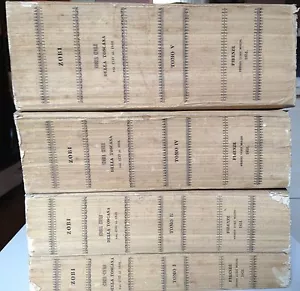 4 LIBRI ANTICHI LEGATURA SU 5 "STORIA CIVILE DELLA TOSCANA" ANTONIO ZOBI - Picture 1 of 1