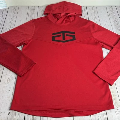 Sudadera con Capucha Pullover Tapout Gráfico Logo MMA Luchador Para Hombres Grande Roja Foto 1 de 4