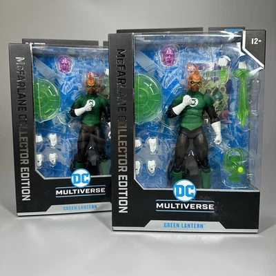 McFarlane DC Multiverse Green Lantern 7" Figures 2-Pack Bundle w/ 2 Lantern Head - Image 1 of 4