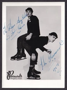 THE PERRARDS French Balancing Act Duo 1967 signed photo - Bild 1 von 2