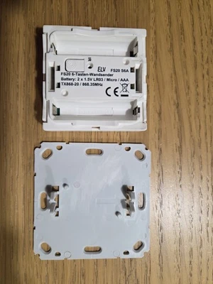 ELV FS20 S6a 6-Tasten Wandsender - Bild 1 von 2