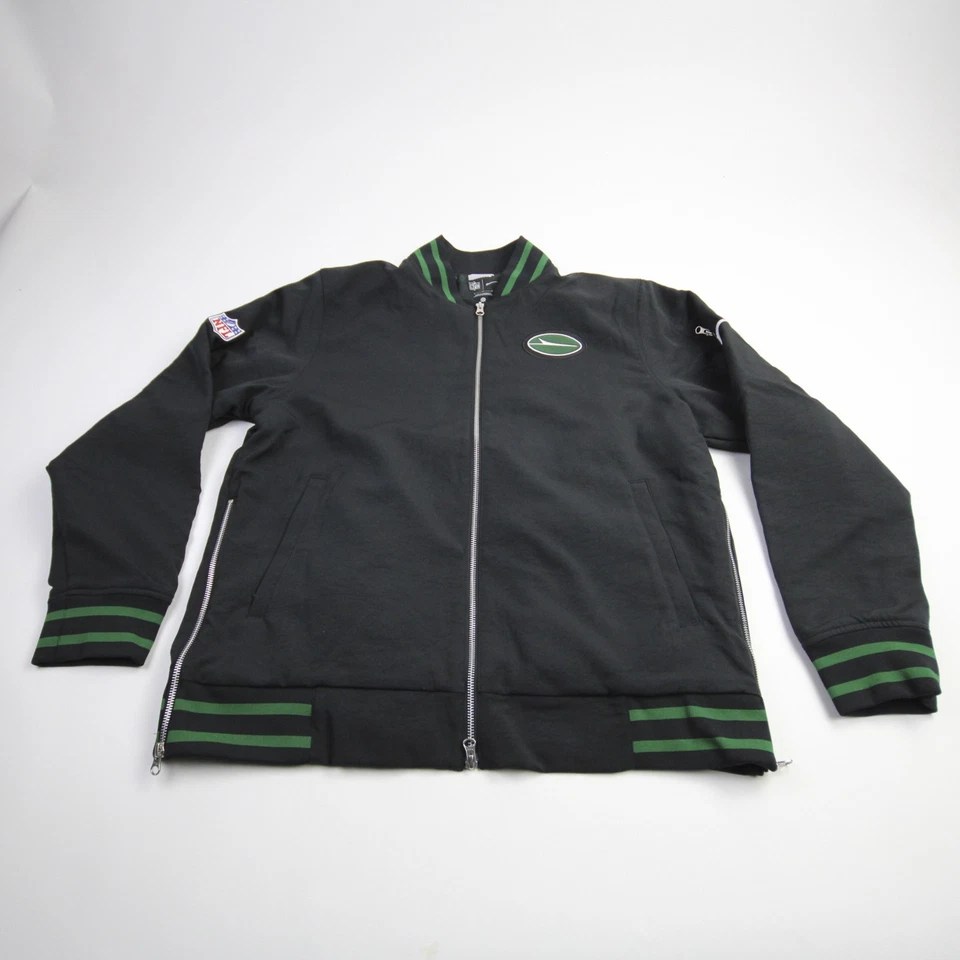 Chaqueta de campo New York Jets Nike NFL para hombre negra/verde usada Foto 1 de 1