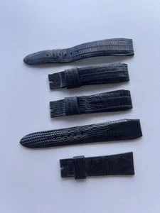 BANDAS DE CUERO ROLEX LAGARTO VINTAGE PARA PIEZAS CORTADAS AÑOS 50 UTILIZABLES BUBBLEBACK 16mm - Imagen 1 de 12